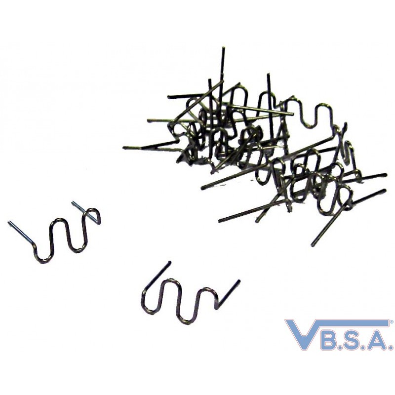 Pre-cut W-shaped staples (weld repair) at VBSA France