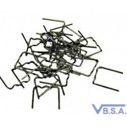 Pre-cut 3-point staples (weld repair) at VBSA France