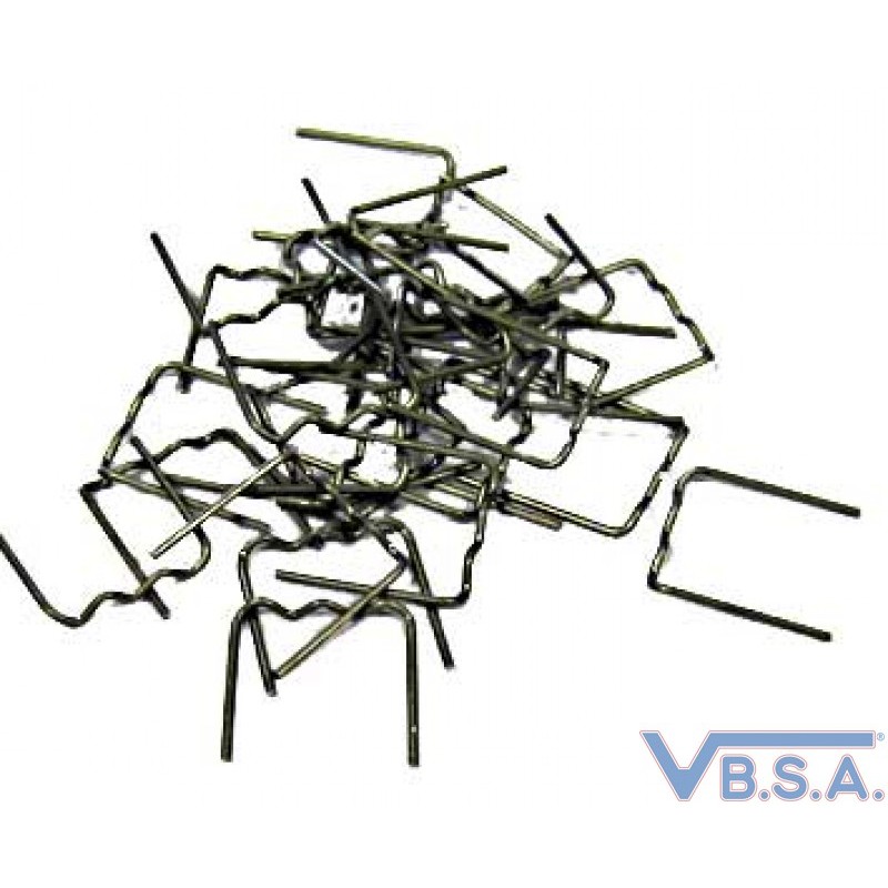 Pre-cut 3-point staples (weld repair) at VBSA France