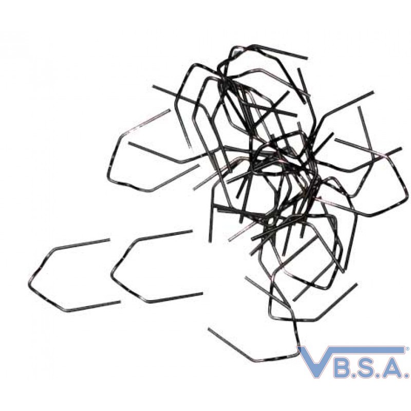 Pre-cut “V” angle staples (weld repair) from VBSA France