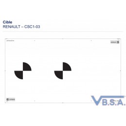 Cible de calibrage caméra avant Renault 1-03 – CSC Tool SE / Digital Hella Gutmann VBSA