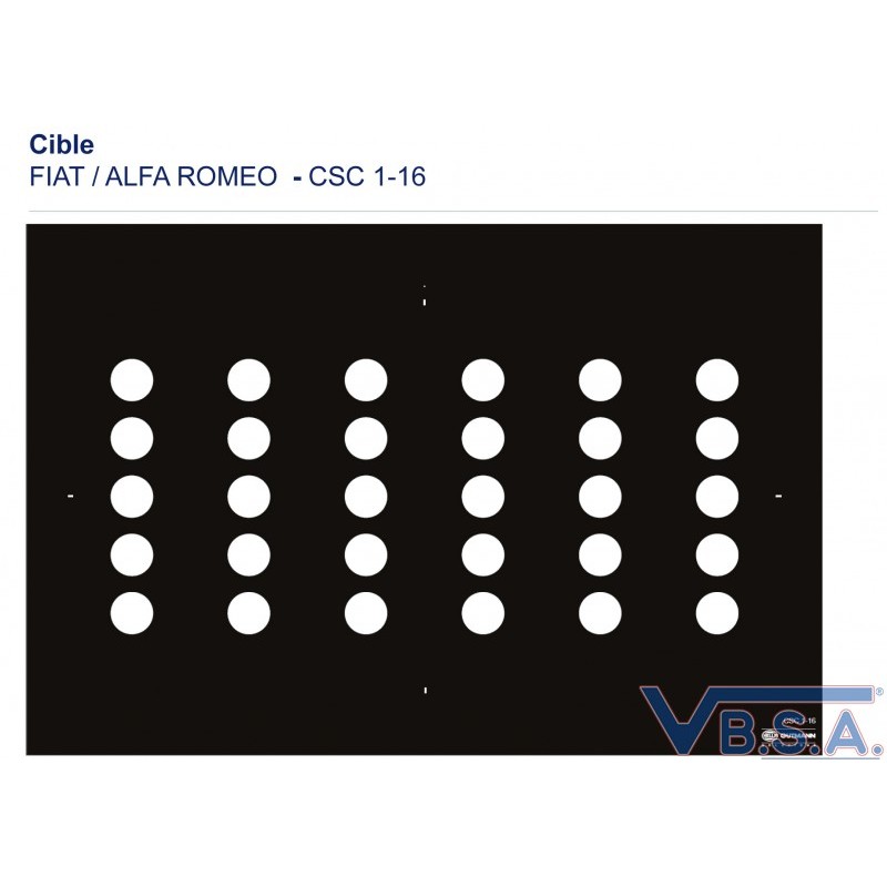 Cible Csc Tool Fiat Alfaromeo 1-16 France qualité VBSA