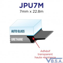 Joint Souple Universel 7 Mm X 228M Pose pare-brise France