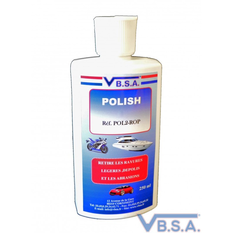 Polish POL2-ROP: Remove light scratches, frosted and abrased of most of the plastic materials, resto