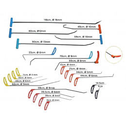 Stick-shaped dent removal system - 22 tools at VBSA France