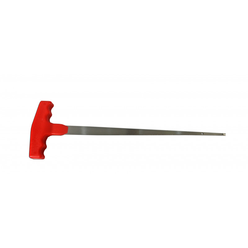T-handle wire threader with hole