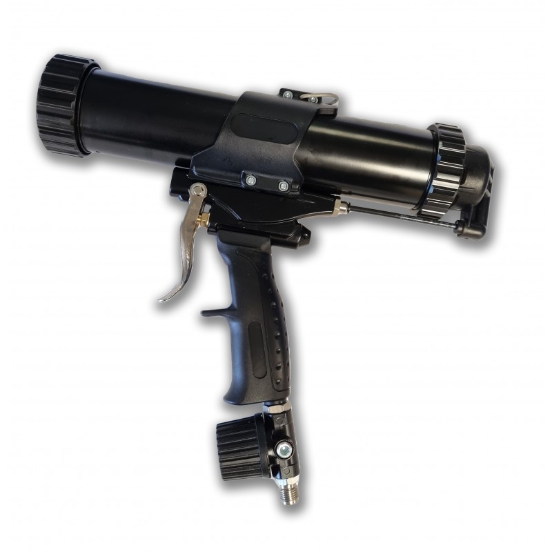 Air-powered caulking gun 310ml cartridges and 400ml saussages.