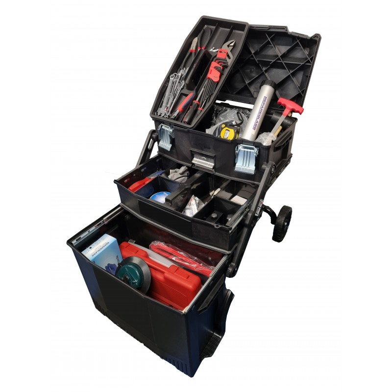 Mobile workshop trolley with tools - FULL22 at VBSA France Mobile workshop trolley with tools - FULL22 at VBSA France