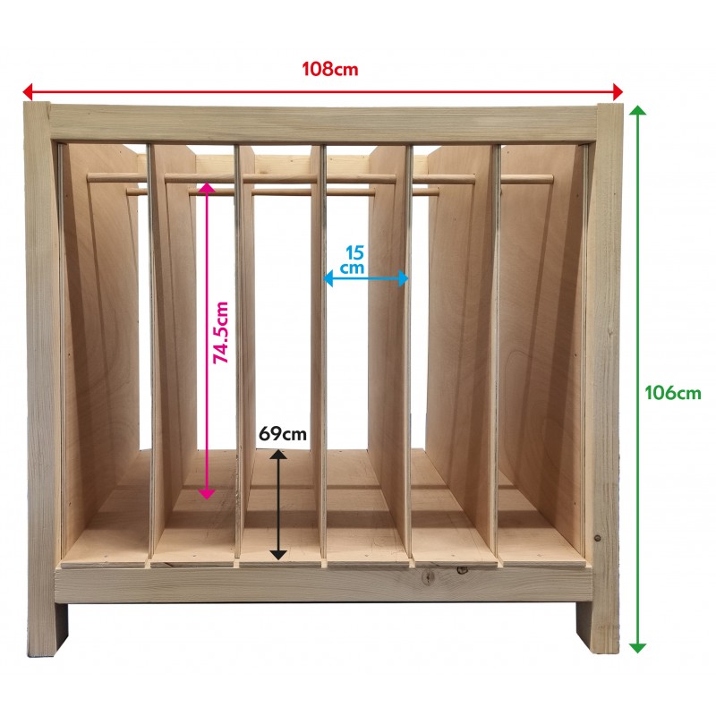 WOODEN RACK FOR WINDSCREENS, QUARTER WINDOWS AND SMALL WINDOWS -6 ...
