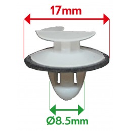 Door panel clips for PEUGEOT, RENAULT, CITROEN vbsa france