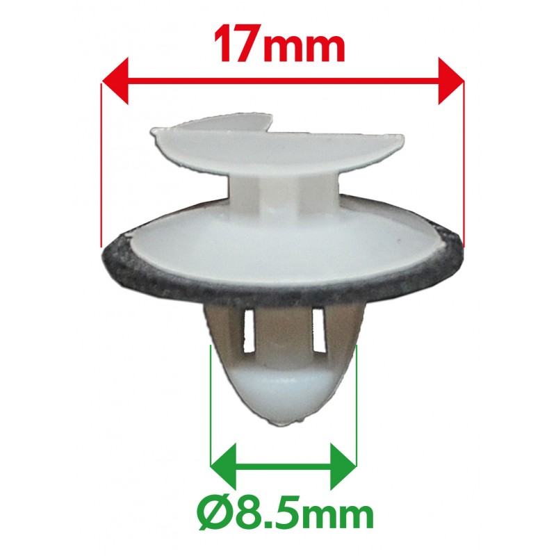 Door panel clips for PEUGEOT, RENAULT, CITROEN vbsa france