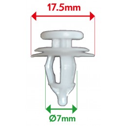 Door panel clips for Peugeot, Citroën VBSA France