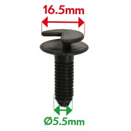 Clip for Citroën VBSA France windscreen wiper motor cover