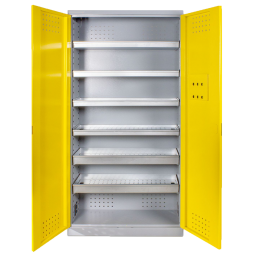 CHEMICAL PRODUCT CABINET WITH OPEN CONTAINER FOR EASY STORAGE IN THE WORKSHOP - VBSA France