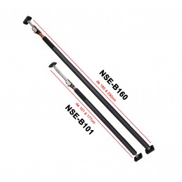 Professional extendable lashing bars for light commercial vehicles.