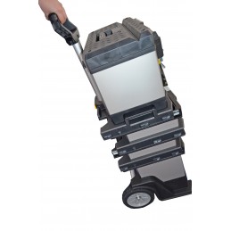 Modular mobile workshop trolley made from two materials - bare unit at VBSA France