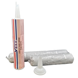 Polyurethane windscreen bonding adhesive 501FC-HM-LC-HV - 30min Airbags - ULTRA RAPID - Traditional application at VBSA - France