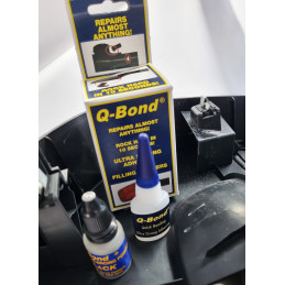 Q-Bond Colle Ultra Forte - Sechage Rapide - Multi Supports - Reparation garniture de porte | coffre | tableau de bord| Europe