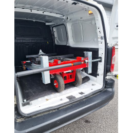 Barres d'arrimage, arrimage extensible, professionnel, sécurisation de chargement