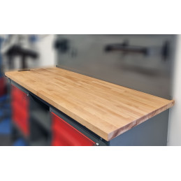 Worktop for workbench, beech wood from VBSA France