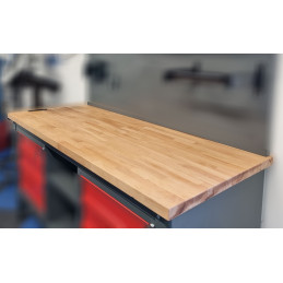 Discover our workbench worktop, made from high-quality beech wood. Ideal for your workshop or garage.