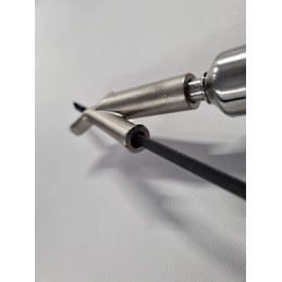 Nozzle for welding with triangular rod
For use with our 3022 gun and our BUSE-4000 adaptor