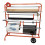 Dispenser for marouflage paper, solar films, wiping rolls, etc.