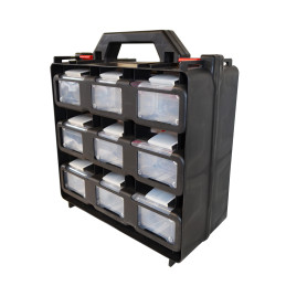 Storage case for all types of small parts