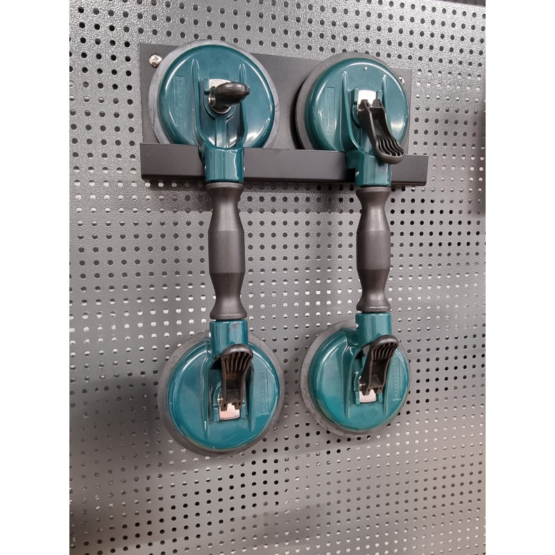 Suction cup holder - workbench storage