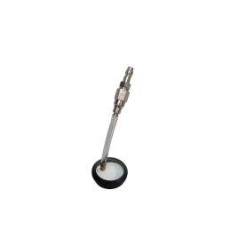Glass end piece for suctioning impact impurities at VBSA France