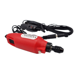 Perceuse carbure 12V pour le perçage du point d'impact pare-brise chez VBSA