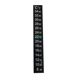 Thermometer strip for...