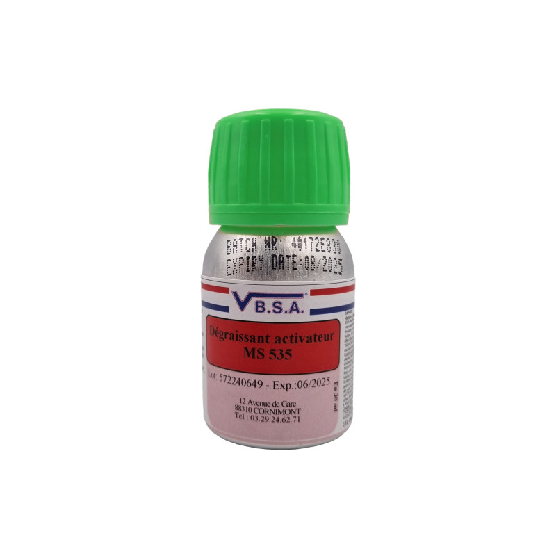 Cleaner activator 535 transparent for MS-POLYMER windshield bonding from VBSA - France