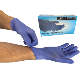 Talc-free and latex-free elastic and stretch Nitrile gloves, VBSA Protection France