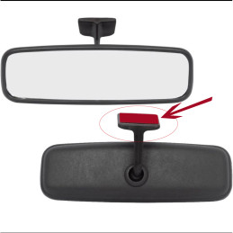 1336 adhesive pads for rear-view mirror repairs - Windshield bonding at VBSA - France