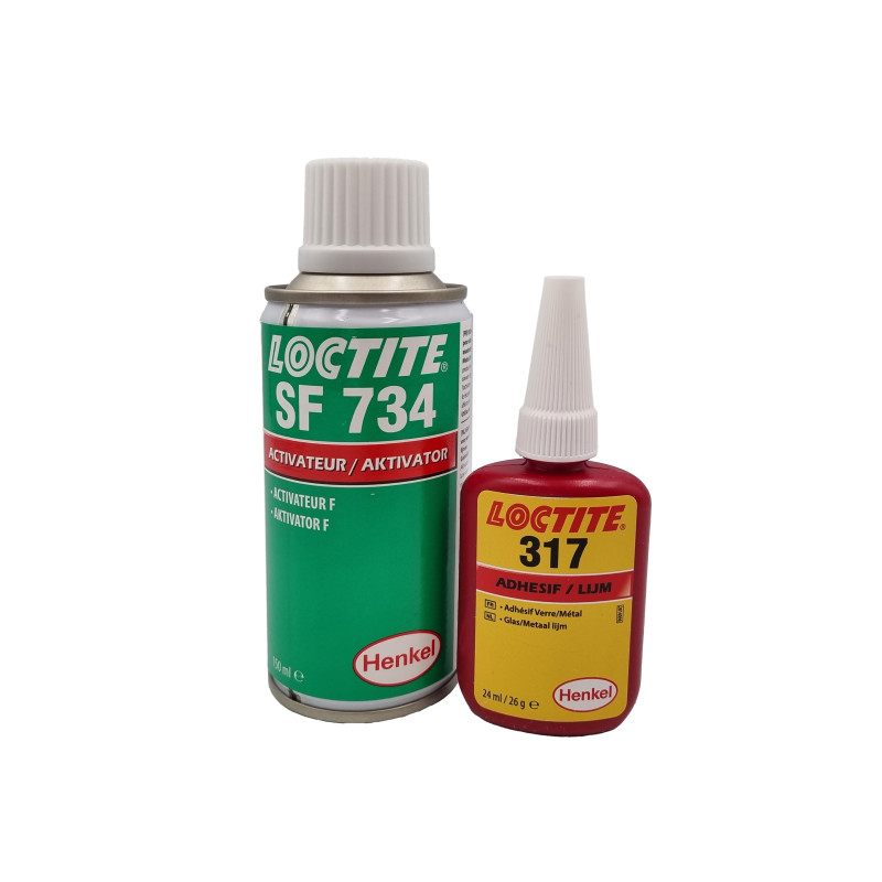 LOCTITE 317 glass/metal bonding kit for bodywork repairs, glass bonding at VBSA - France