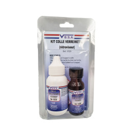 Glass-Metal Glue Kit 3320 - Bonding of Glass, Mirrors, Bodywork repairs by VBSA - France