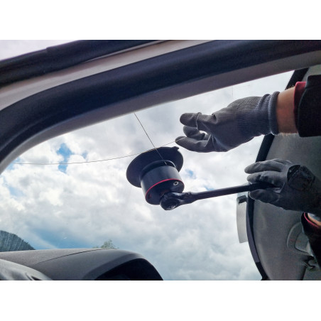 Yctze Kit Outil Fil Découpe Pare-Brise - Corde à Piano Avec Poignées Pour Retrait Vitre Voiture