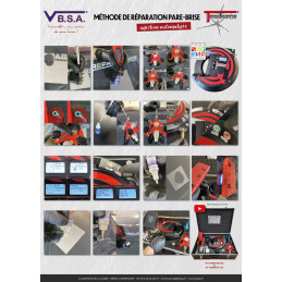 Poster TERMINATOR automatic windshield impact repair process at VBSA - France