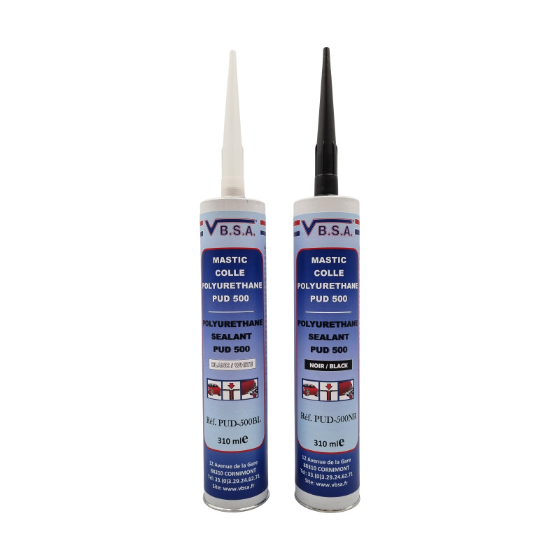 Black or white structural polyurethane adhesive and sealant - 310 ML cartridge from VBSA - France