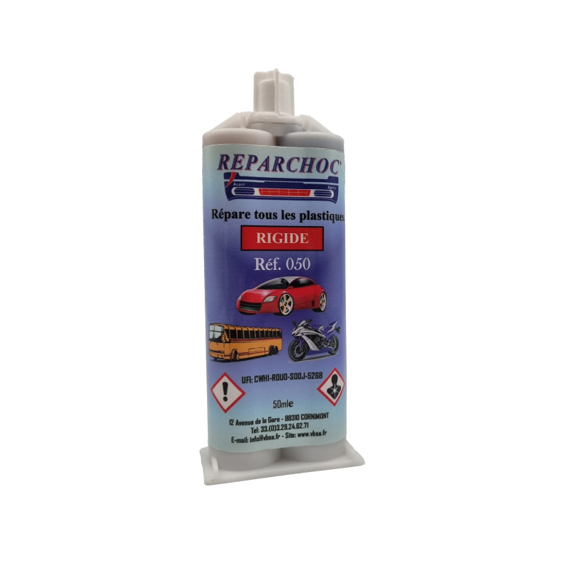 Black two-component 050 fast- curing polyurethane adhesive for rigid plastics from VBSA - France