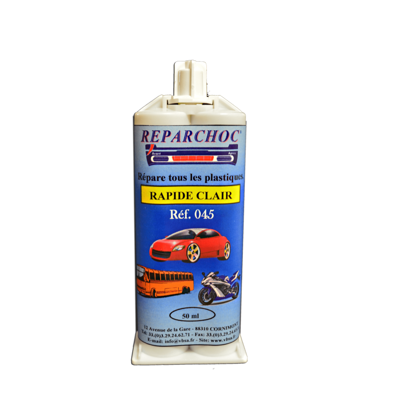 Fast two-component transparent polyurethane adhesive 045 vbsa france