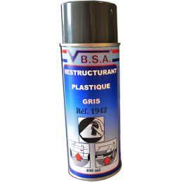 Grey plastic restorer spray - 400ml from VBSA France