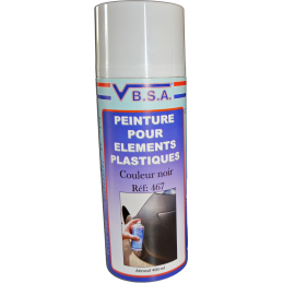 Plastic paint black aerosol - 400ml from VBSA France