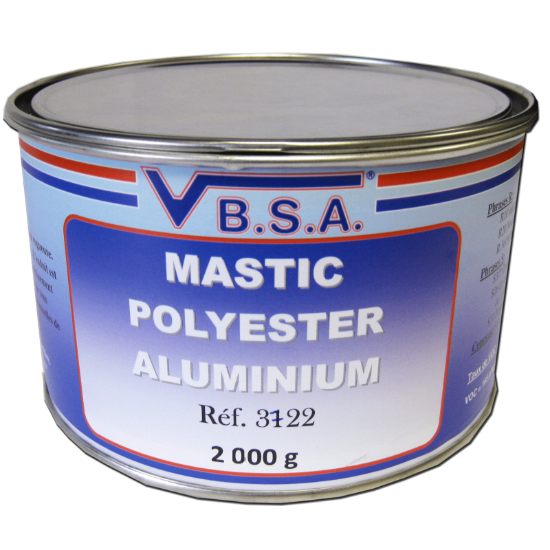 Alu metallic putty - 2kg at VBSA France