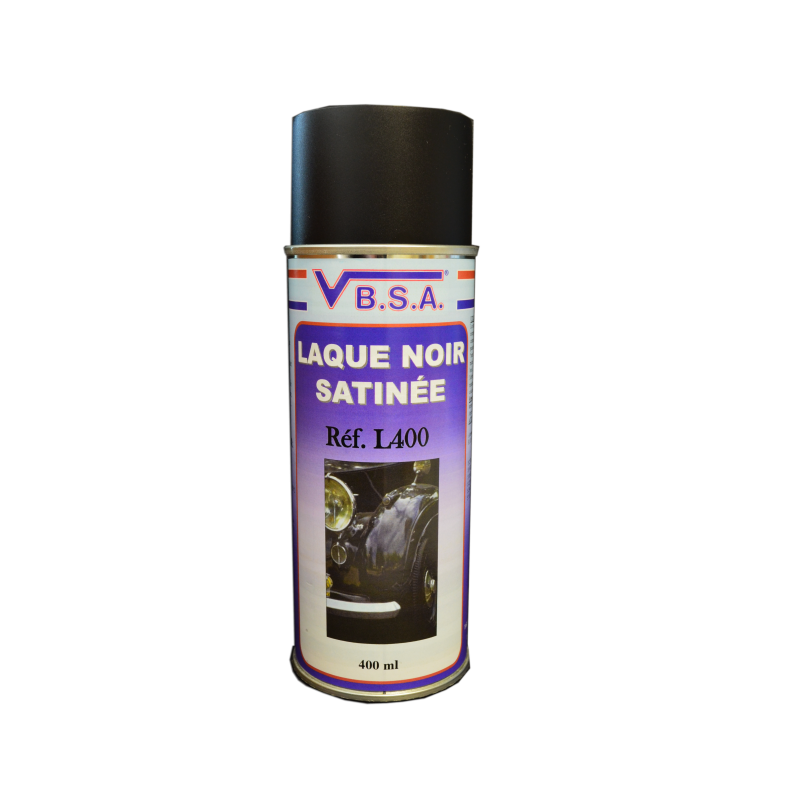 laque noire satinée - 400ml chez VBSA France