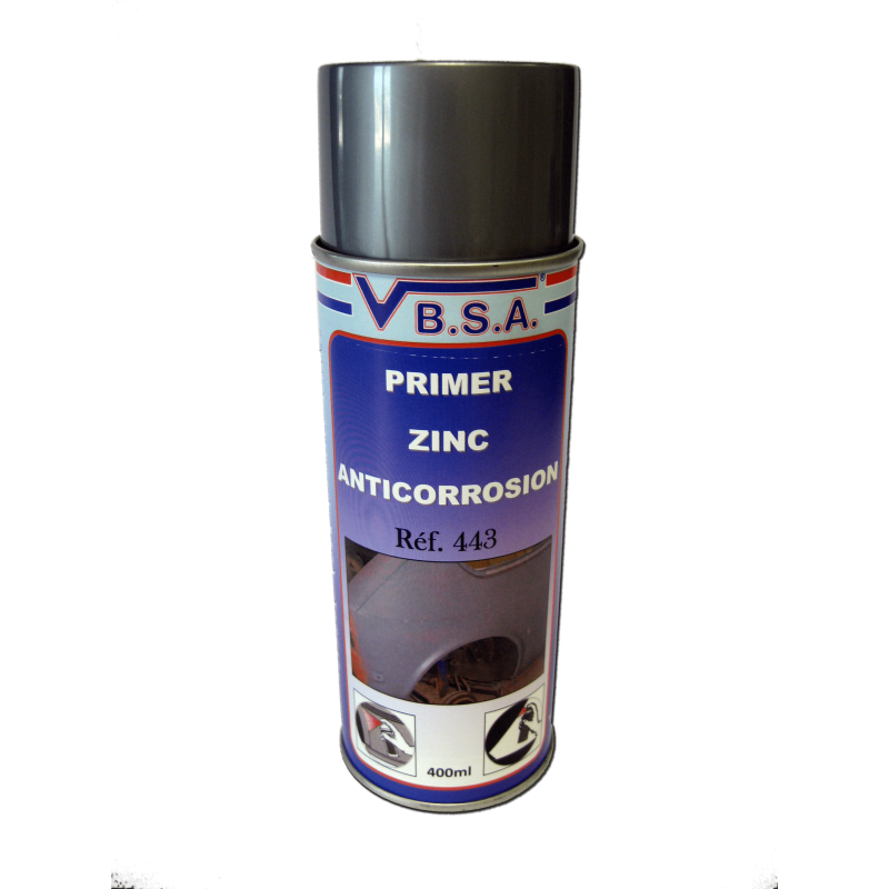 Anti-corrosion zinc primer aerosol - 400ml from VBSA France