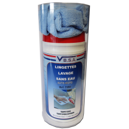 VBSA France waterless cleaning wipes