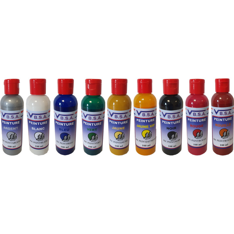 Plastic/leather repair paint - solvent-free base 100ml at VBSA France