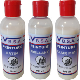 Plastic/leather repair paint - solvent-free finish 100ml at VBSA France